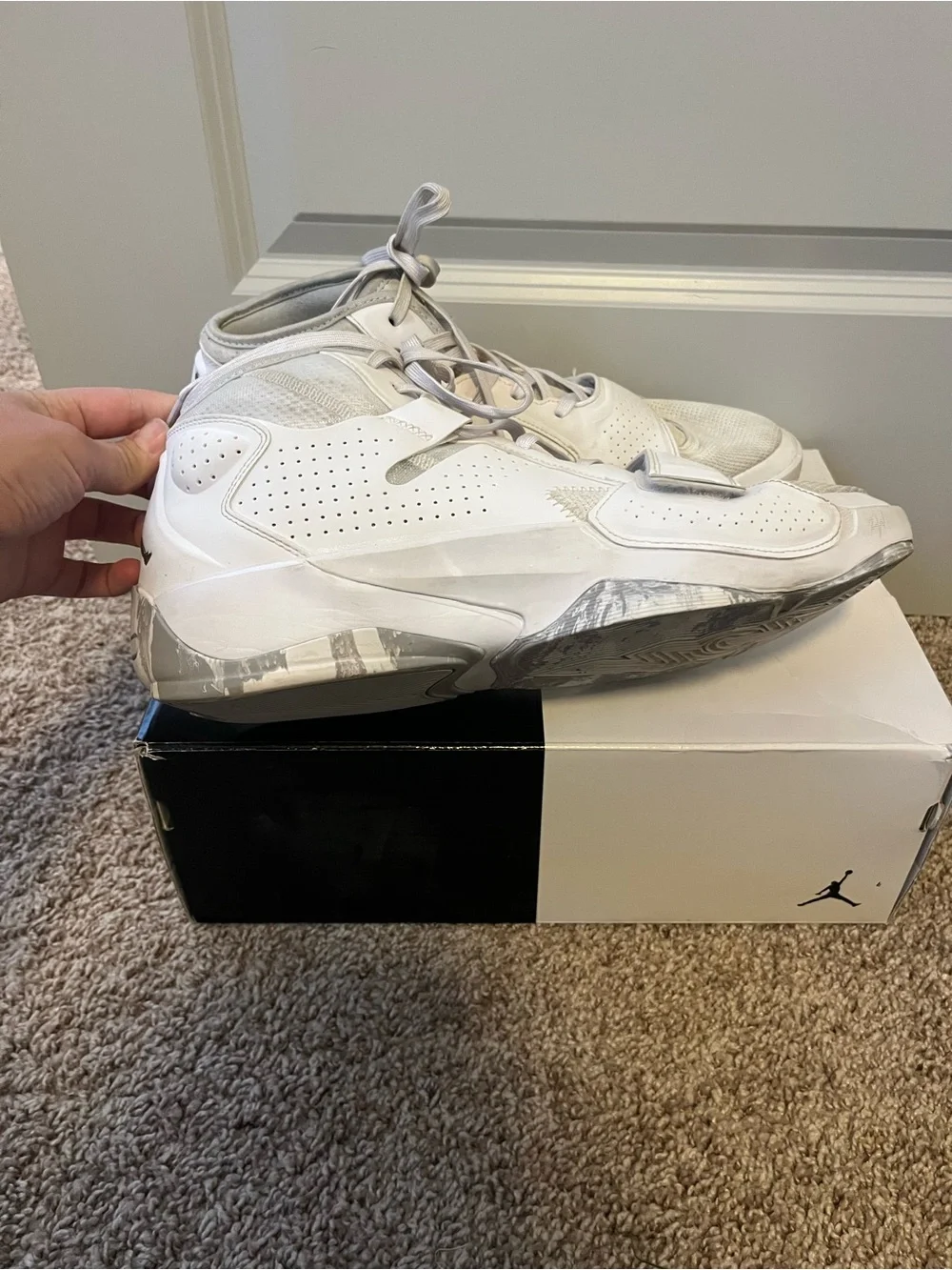 Air Jordan Zion 2 TB White Sneakers
